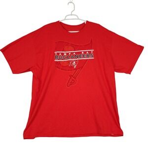 Tampa Bay Buccaneers 2017 Schedule T Shirt Majestic Red 2XL NFL Football Tee